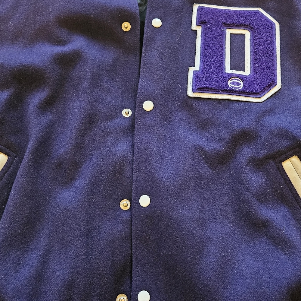 Beautiful Leather Purple Varsity Letterman Jacket